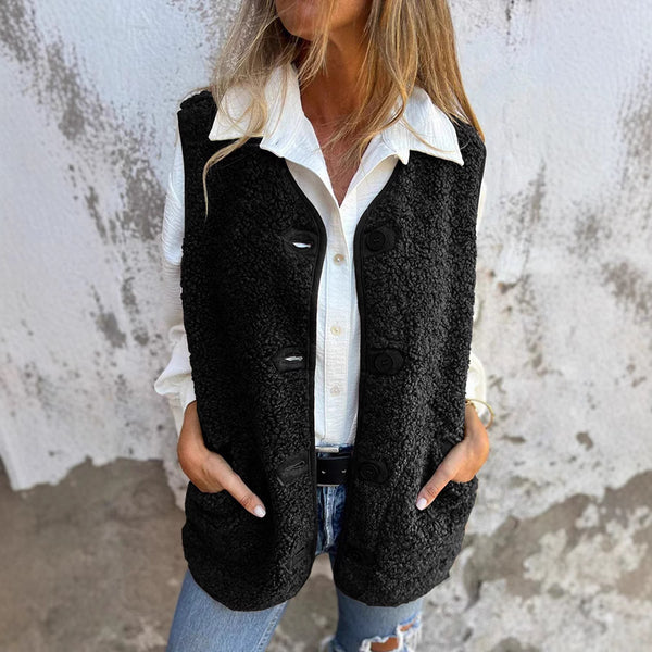 🎉Last Day-50% Off💛Women's Button Down Short Warm Vest