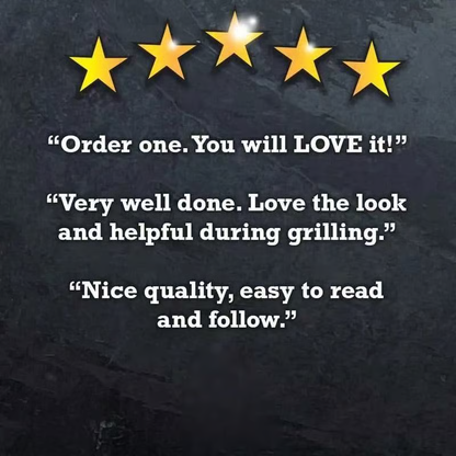 🍖Magnetic Meat Smoking Guide - Butcher Block🎁